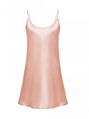 Шелковое мини-платье-комбинация , розовый La Perla