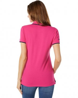 Поло U.S. POLO ASSN. Classic Stretch Pique Shirt, цвет Pink Peacock