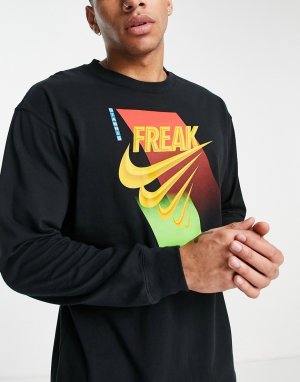 Черный лонгслив Freak Nike Basketball