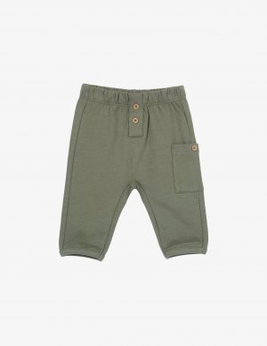 Хлопковые брюки , зеленый Chicco