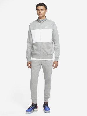 Костюм мужской Sportswear Sport Essentials, Серый, размер 46-48 Nike. Цвет: серый