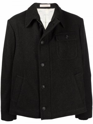 Легкая куртка на пуговицах Massimo Alba. Цвет: серый