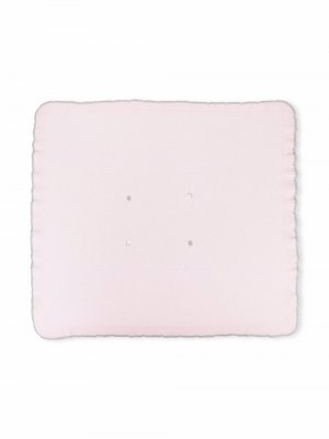 Кашемировое одеяло с контрастной отделкой La Stupenderia. Цвет: розовый