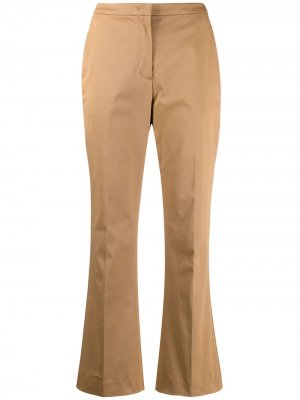 Укороченные расклешенные брюки Aspesi. Цвет: бежевый
