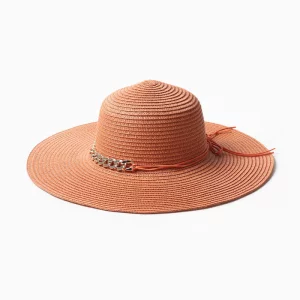 Шляпа женская Beauty-19 красно-оранжевая, р.58 MINAKU. Цвет: оранжевый