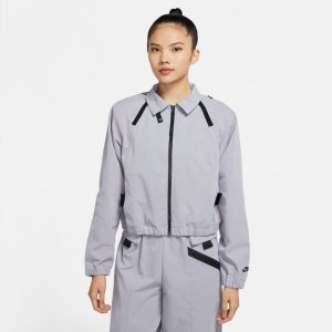 Женская ветровка Sportswear Dri-FIT Woven Jacket Nike. Цвет: серый