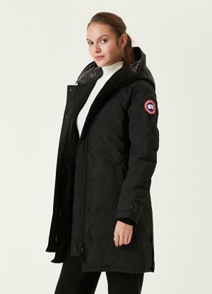 Черная куртка с капюшоном shelburne Canada Goose. Цвет: черный