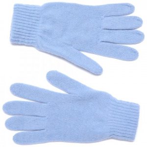 Перчатки Carlo Visintini. Цвет: голубой
