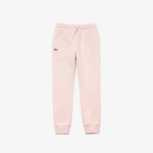 Спортивная одежда Детские флисовые брюки SPORT L!VE Lacoste. Цвет: розовый
