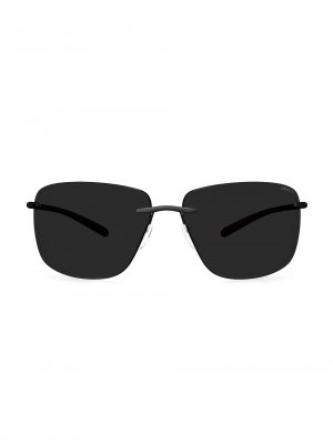 Солнцезащитные очки Streamline Cape Florida 66 мм , черный Silhouette