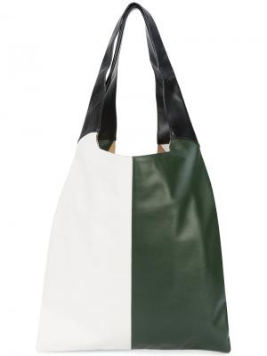 Большая сумка-шоппер Hayward. Цвет: зелёный