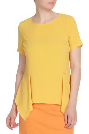 Блузка E.LEVY. Цвет: желтый