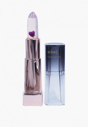Бальзам для губ Kims «Flower Lip Glow Crystal Violet». Цвет: прозрачный