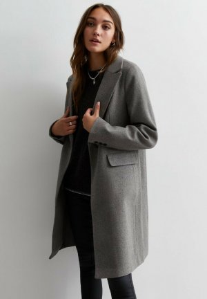 Классическое пальто , цвет grey New Look