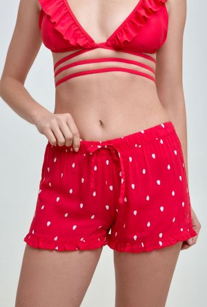 Пляжные шорты , размер xs, красный infinity lingerie. Цвет: красный