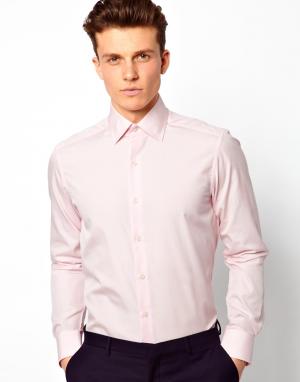 Поплиновая рубашка Reiss. Цвет: розовый