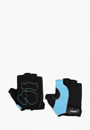 Перчатки для фитнеса Starfit. Цвет: черный