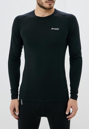 Термобелье верх Bergans of Norway Fjellrapp Shirt. Цвет: черный