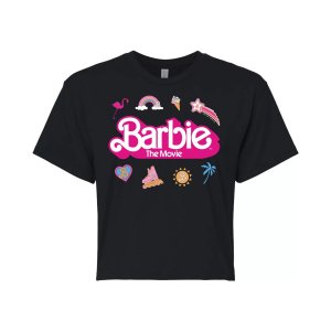 Укороченная футболка  Movie Icons для юниоров , черный Barbie