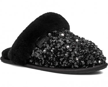 Домашняя обувь Scuffette II Chunky Sequin, черный UGG
