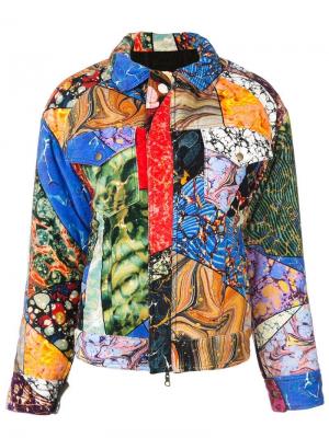 Пиджак с принтом Rosie Assoulin. Цвет: разноцветный