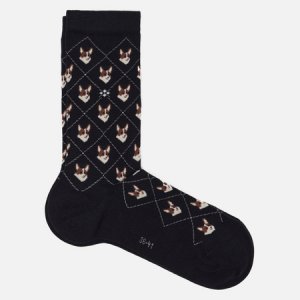Носки Corgi Burlington. Цвет: чёрный