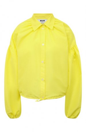 Блузка MSGM. Цвет: жёлтый