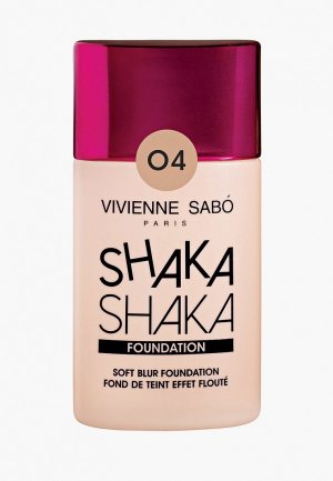 Тональный крем Vivienne Sabo с натуральным эффектом Shaka Shaka, тон 04. Цвет: бежевый