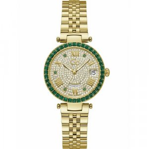 Наручные часы Z01013L1MF, зеленый, золотой Gc. Цвет: зеленый/золотистый/золотой