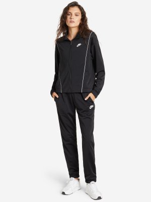 Костюм женский Sportswear, Черный, размер 42-44 Nike. Цвет: черный