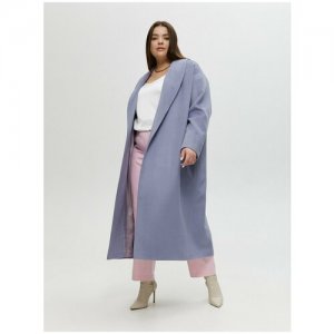 Пальто , размер M, голубой 4FORMS. Цвет: серый