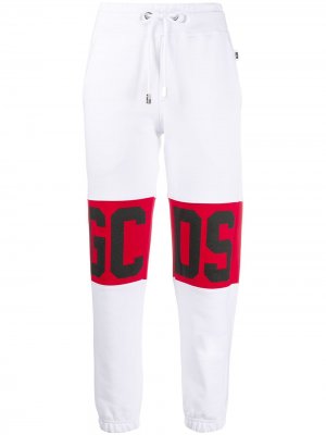 Спортивные брюки с логотипом Gcds. Цвет: белый