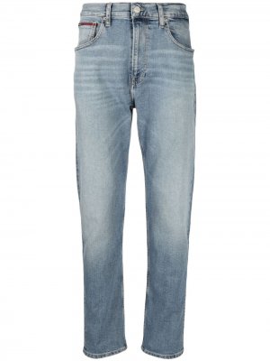 Прямые джинсы средней посадки Tommy Jeans. Цвет: синий
