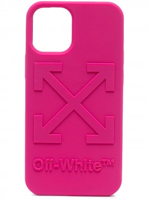 Чехол для iPhone 12 mini с логотипом Arrows Off-White. Цвет: розовый