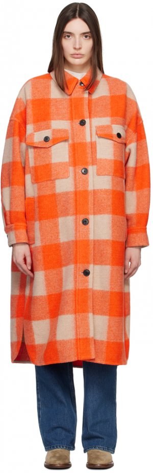 Оранжевое пальто Fontizi Isabel Marant Etoile Étoile
