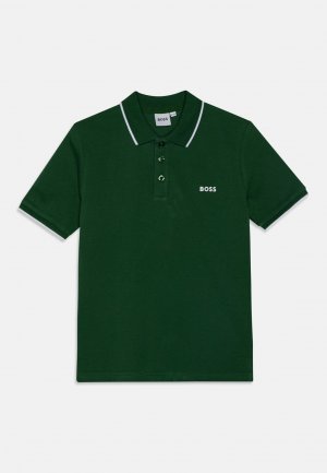 Рубашка-поло SHORT SLEEVE BOSS Kidswear, цвет khaki Kidswear