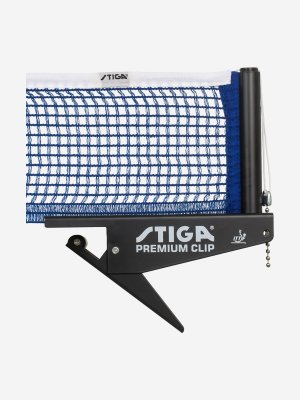 Сетка для настольного тенниса Premium Clip, Синий, размер Без размера Stiga. Цвет: синий