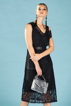 Платье Eliseeva Olesya. Цвет: черный