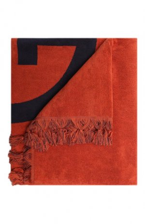 Хлопковое полотенце Giorgio Armani. Цвет: оранжевый