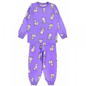 Пижама , размер 98, фиолетовый BONITO KIDS. Цвет: фиолетовый/сиреневый