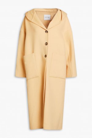 Пальто из смесовой шерсти ворсованного фетра , пастельно-оранжевый American Vintage
