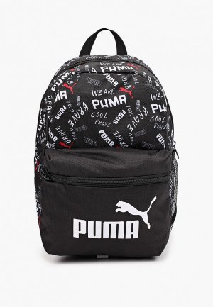 Рюкзак PUMA Phase Small Backpack Black-AOP. Цвет: черный
