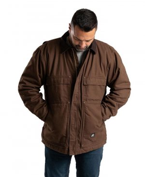 Мужское стираное пальто для работы в стиле Heartland , коричневый Berne