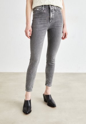 Джинсы Skinny Fit HIGH RISE SUPER ANKLE , цвет denim grey Calvin Klein Jeans