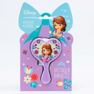 Подарочный набор: расческа и зеркало Disney
