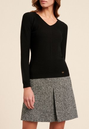 Пуловер LUISA SPAGNOLI. Цвет: черный