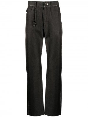 Прямые джинсы 2000-х годов Gianfranco Ferré Pre-Owned. Цвет: серый