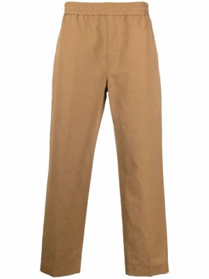 Прямые брюки с эластичным поясом A.P.C.. Цвет: коричневый