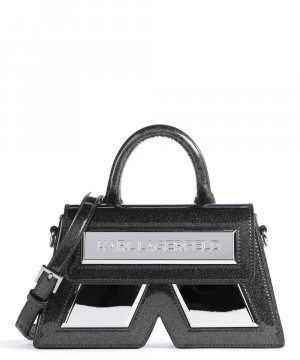 Сумка через плечо Icon K из переработанного полиэстера, искусственной кожи , черный Karl Lagerfeld