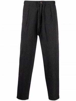 Pinstripe pleat-detail trousers Société Anonyme. Цвет: серый
